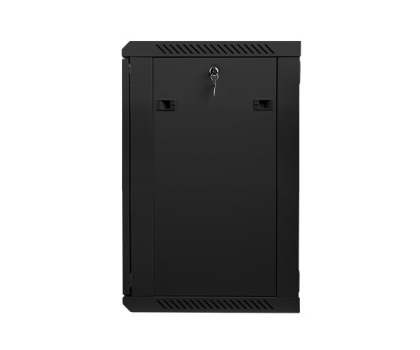Szafa RACK Lanberg Wisząca 19" 15U 600x450mm jednosekcyjna (czarna)